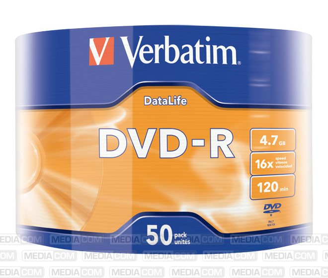 DVD-R 4.7GB/120Min/16x Eco-Pack (50 Disc)