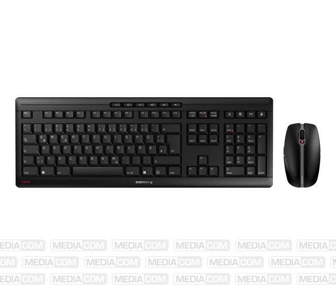 Tastatur-Maus Set STREAM Desktop, Wireless, schwarz