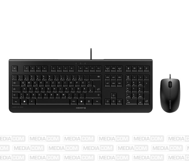 Tastatur-Maus Set DC 2000, USB, schwarz