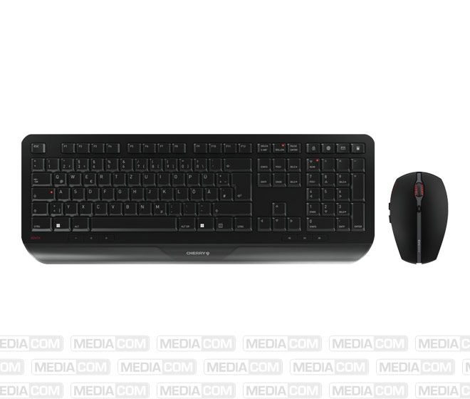 Tastatur-Maus Set GENTIX Desktop, Wireless, schwarz